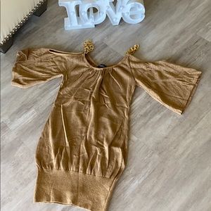 BeBe Gold Dress